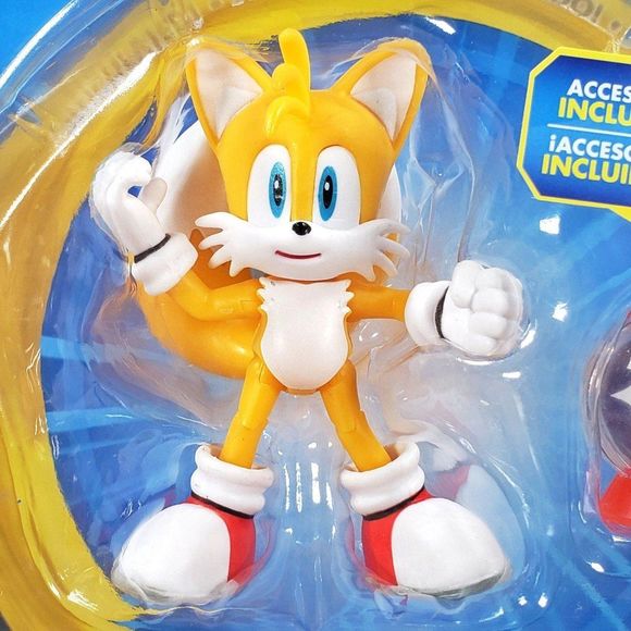 Jakks Pacific Sonic the Hedgehog Tails 4" & Invincible Item Box 2020 Collectible - Picture 9 of 10